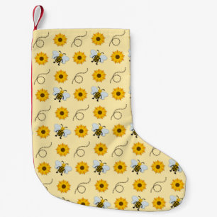 Paintings Of Bees Small Christmas Stocking