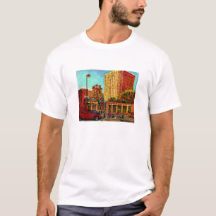 PAINTINGS OF MCGILL UNIVERSITY CANADIAN CITY SCENE T-Shirt