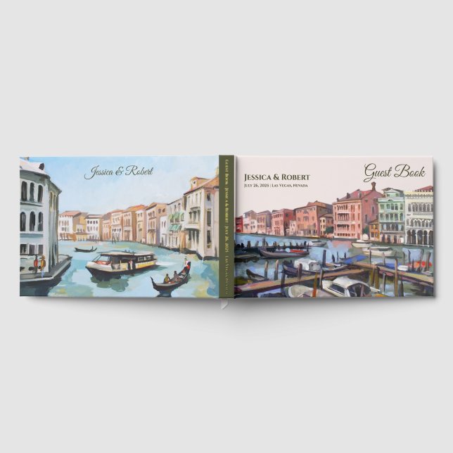 Paintings of Venice, Italy Guest Book (Full)