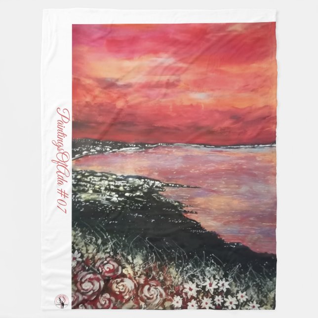 PaintingsOfAda #07 - Artist - Unknown Fleece Blank Blanket (Front)