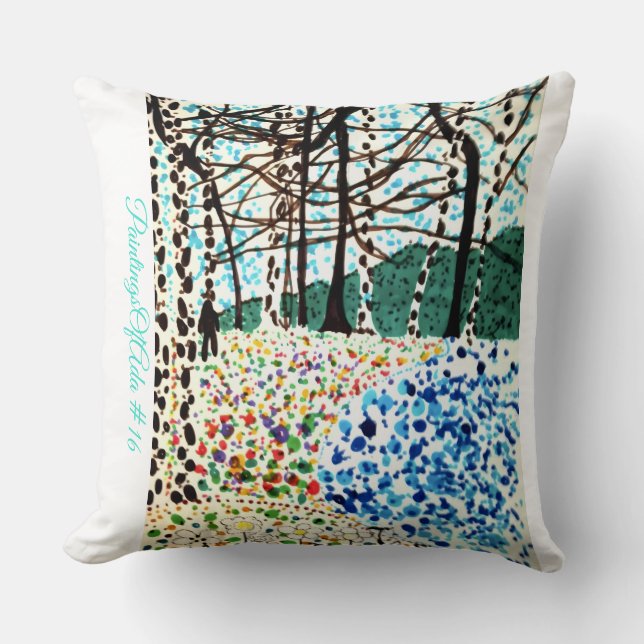 PaintingsOfAda #16 - Artist - Unknown Throw Pillow (Front)
