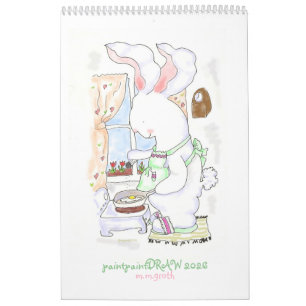 PaintpaintDraw 2025 Bunny Calendar