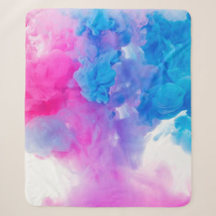 Paints water texture colour bright sherpa blanket