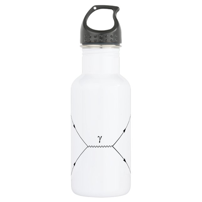 Pair creation and annihilation 532 ml water bottle (Front)