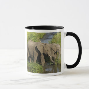 Pair of African Elephants Masai Mara Mug