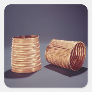 Pair of armlets, from Derrinboy, County Offaly Square Sticker