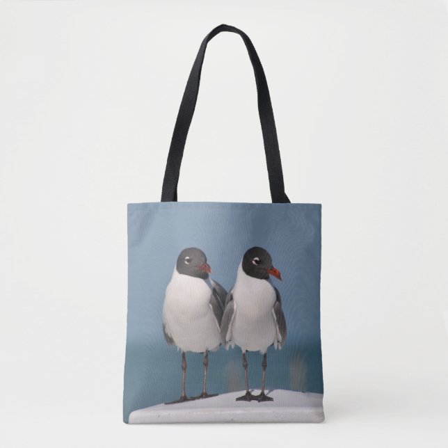 Pair of Black Headed Gulls Tote Bag (Front)