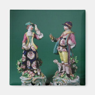 Pair of Bow figures of a Sportsman Magnet