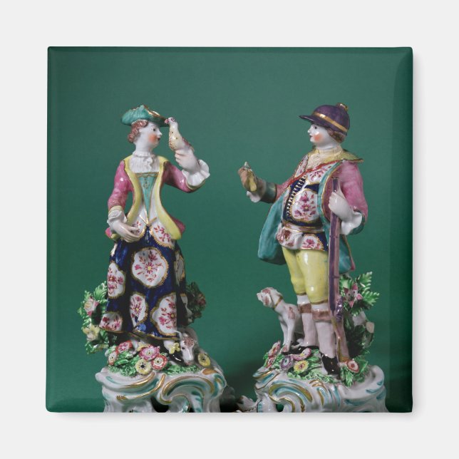 Pair of Bow figures of a Sportsman Magnet (Front)