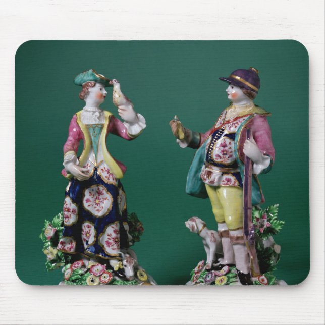 Pair of Bow figures of a Sportsman Mouse Pad (Front)