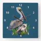 Pair of Brown Pelicans, Customizable