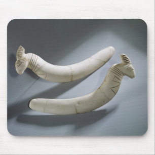 Pair of castanets, Thinite Period (hippopotamus iv Mouse Pad