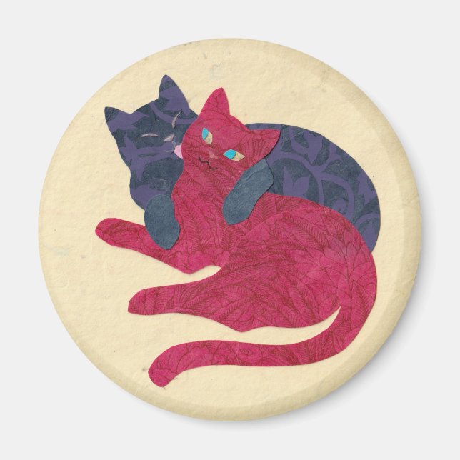 Pair of Cats Magnet (Front)