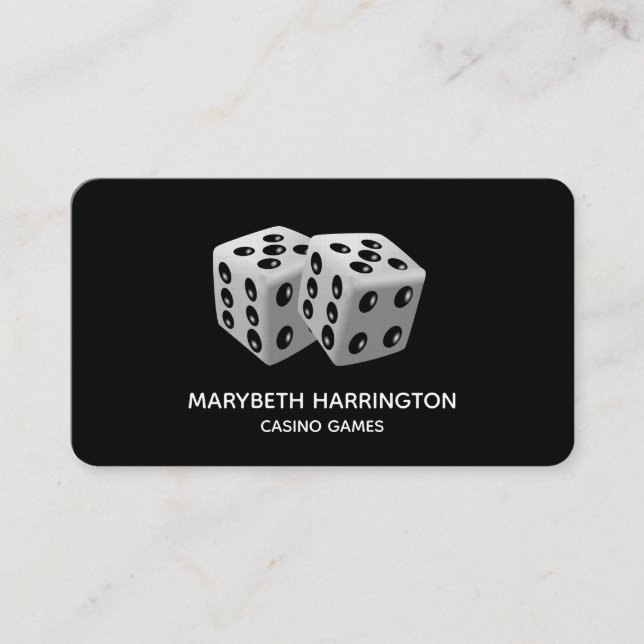 Pair of Dice Business Card (Front)