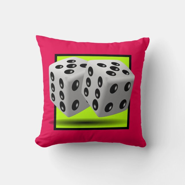Pair of Dice Cushion (Front)