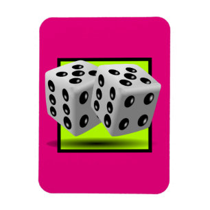 Pair of Dice Magnet