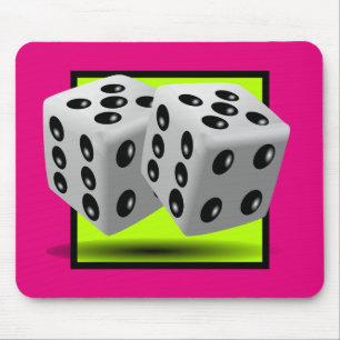 Pair of Dice Mouse Pad