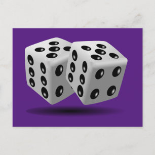 Pair of Dice Postcard