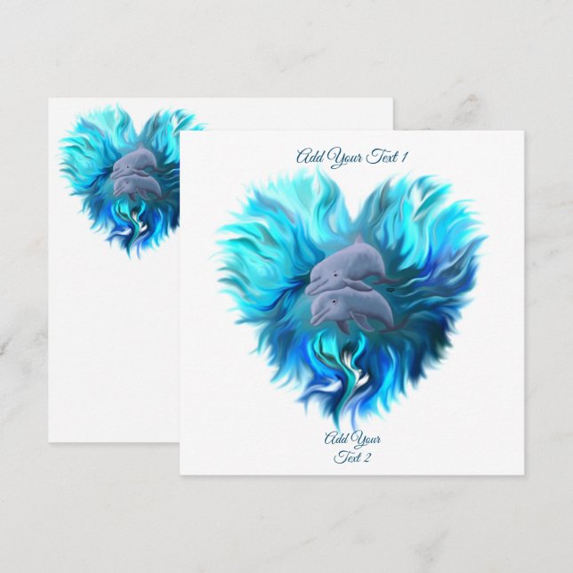 Pair of Dolphins (Front/Back)