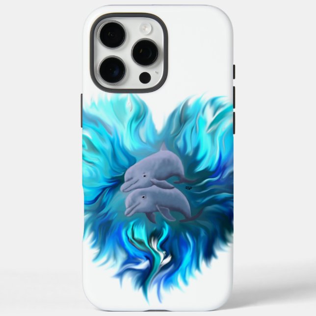 Pair of Dolphins Case-Mate iPhone Case (Back)