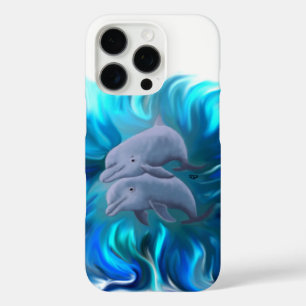 Pair of dolphins iPhone 16 pro case