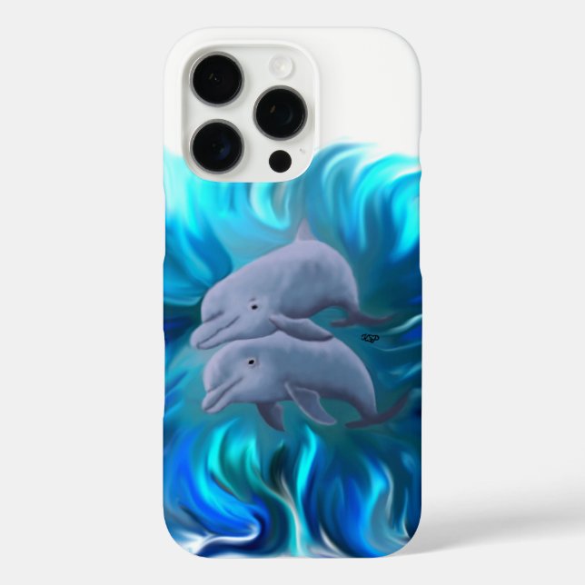 Pair of dolphins Case-Mate iPhone case (Back)