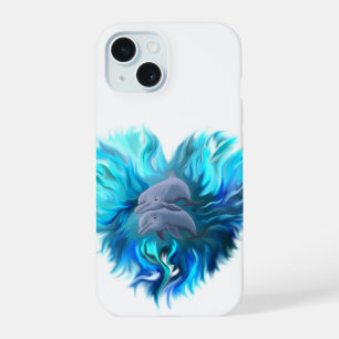 Pair of Dolphins iPhone 15 Case