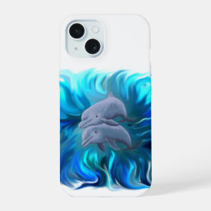 Pair of dolphins iPhone 15 case