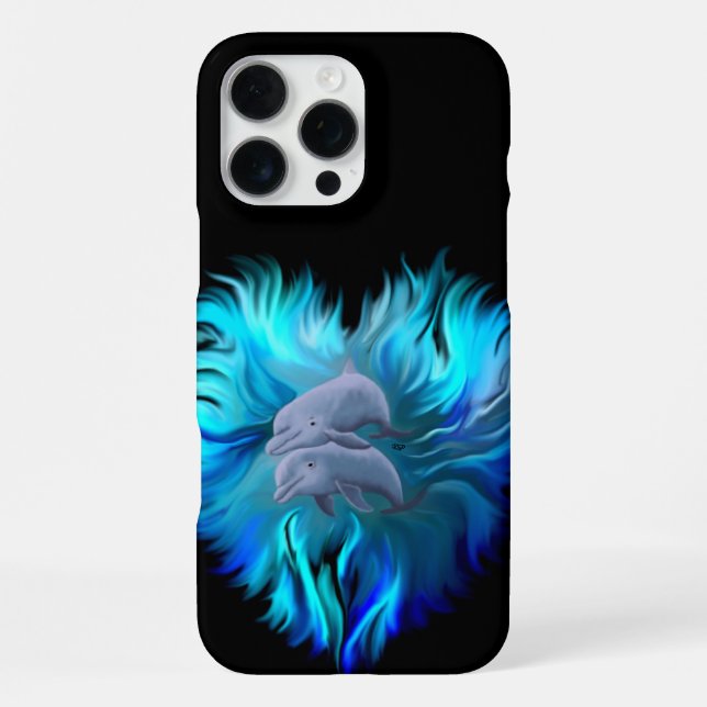 Pair of Dolphins iPhone Case (Back)