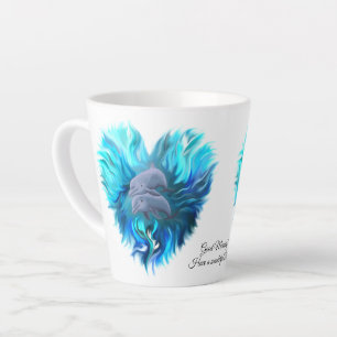 Pair of Dolphins Latte Mug