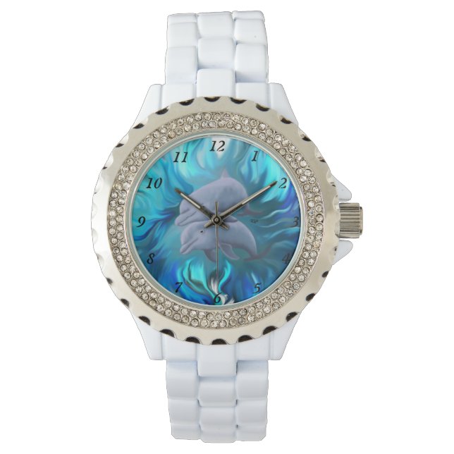 Pair of Dolphins Watch (Front)