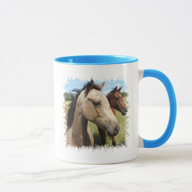Pair of Horses Coffee Mug (Right)