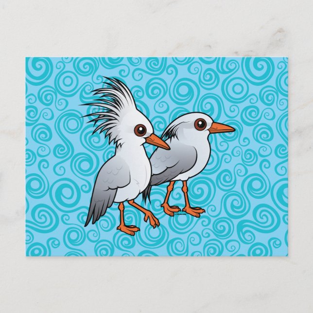 Pair of Kagu Postcard (Front)