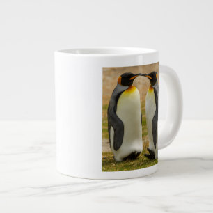 Pair of King Penguins, Falklands Large Coffee Mug