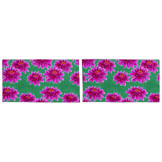 Pair of King sized floral Pillow cases