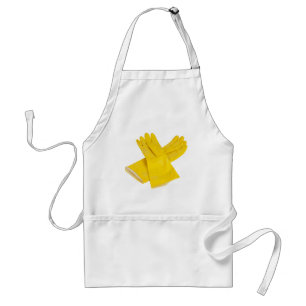 Pair of latex gloves standard apron