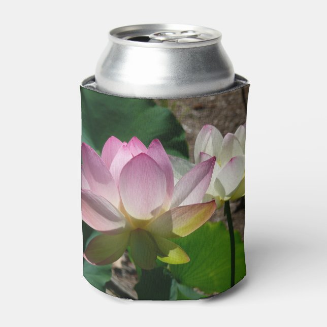 Pair of Lotus Flowers I Can Cooler (Can Front)