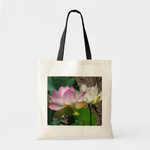 Pair of Lotus Flowers I Tote Bag