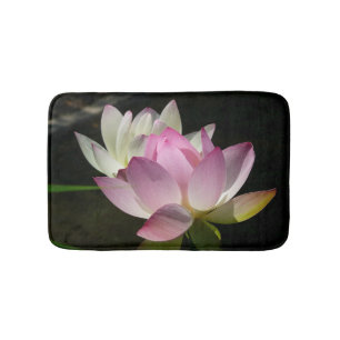 Pair of Lotus Flowers II Bath Mat
