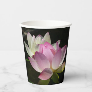Pair of Lotus Flowers II Paper Cups