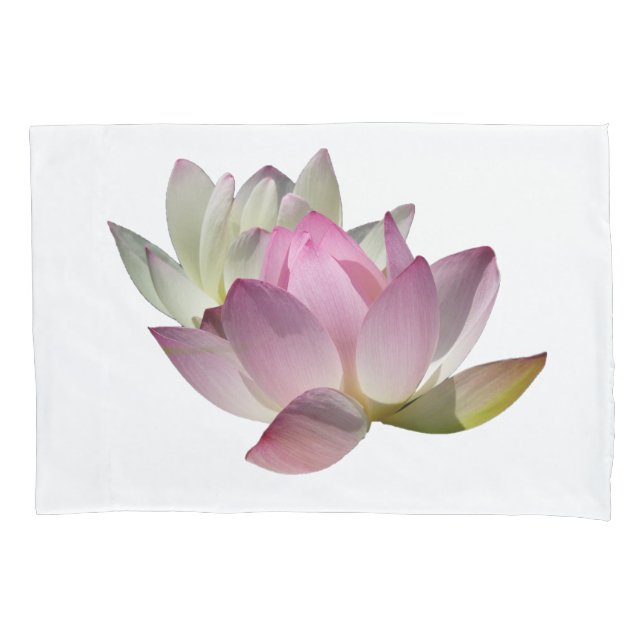 Pair of Lotus Flowers II Pillowcase (Front)