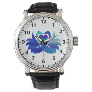 Pair of loving swans (Hansa puuttuwa) Watch