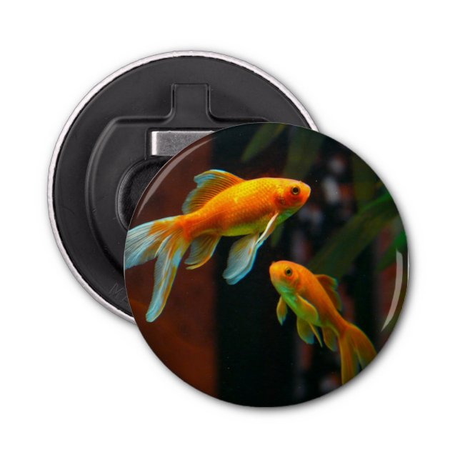 Pair of Lucky Goldfish Bottle Opener (Front)