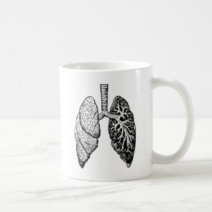 pair of lungs coffee mug