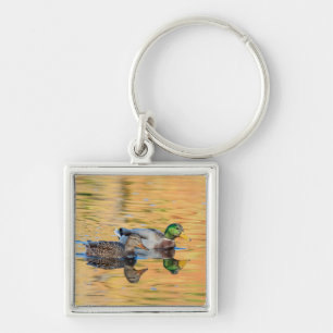 Pair of Mallards Key Ring