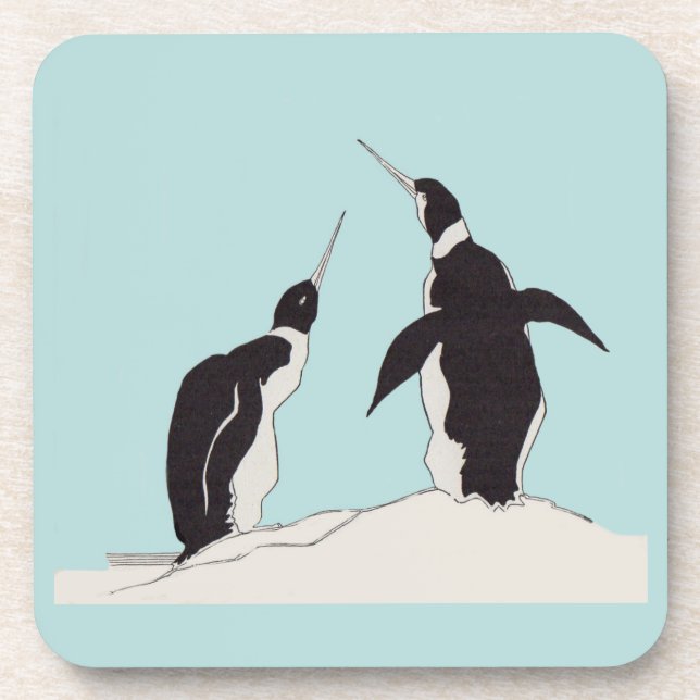 pair of penguins coaster (Front)
