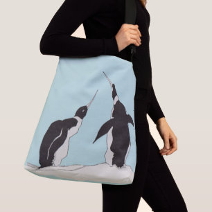 pair of penguins crossbody bag