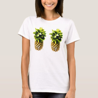 Pair of Perky Pineapples Light Coloured T-shirt