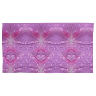 Pair Of Purple And Mauve Pillow Case