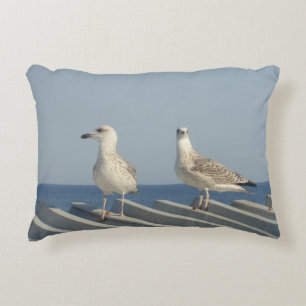 Pair of Seagulls Decorative Cushion